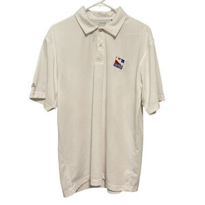 IZOD Cool FX Series White Indy Car Series Performance Polo Shirt. Medium
